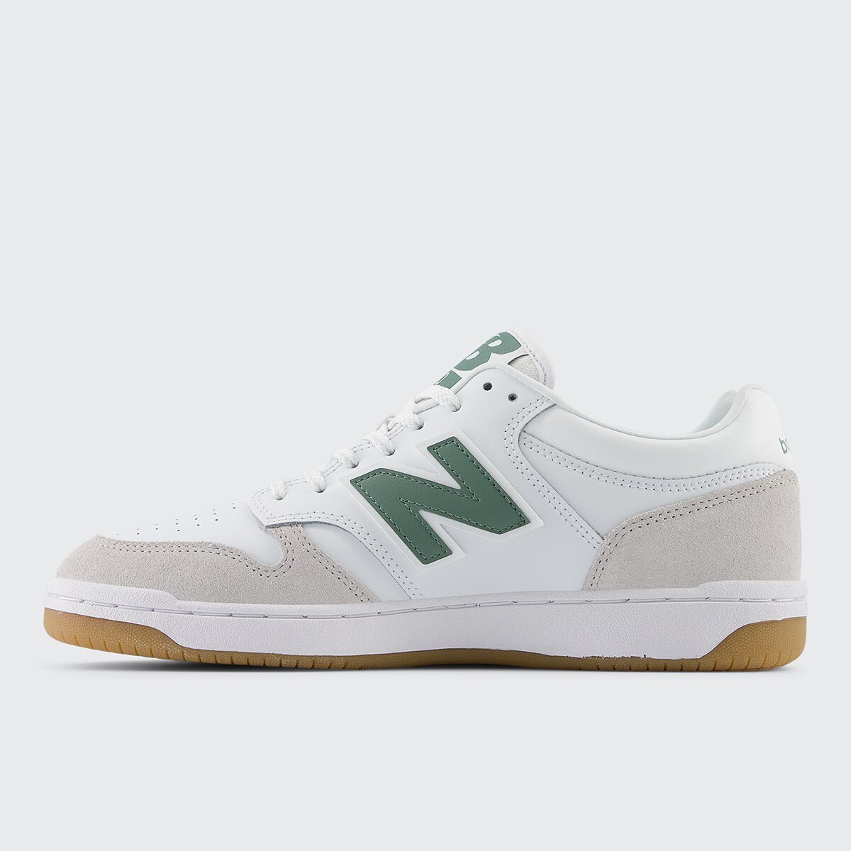 Sapatilhas Casual de Homem BB480LYG Branco / Verde-4