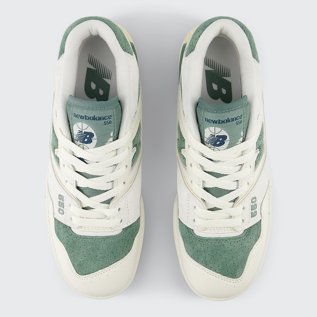 Sapatilhas Casual de Mulher BBW550PE Branco / Verde-3