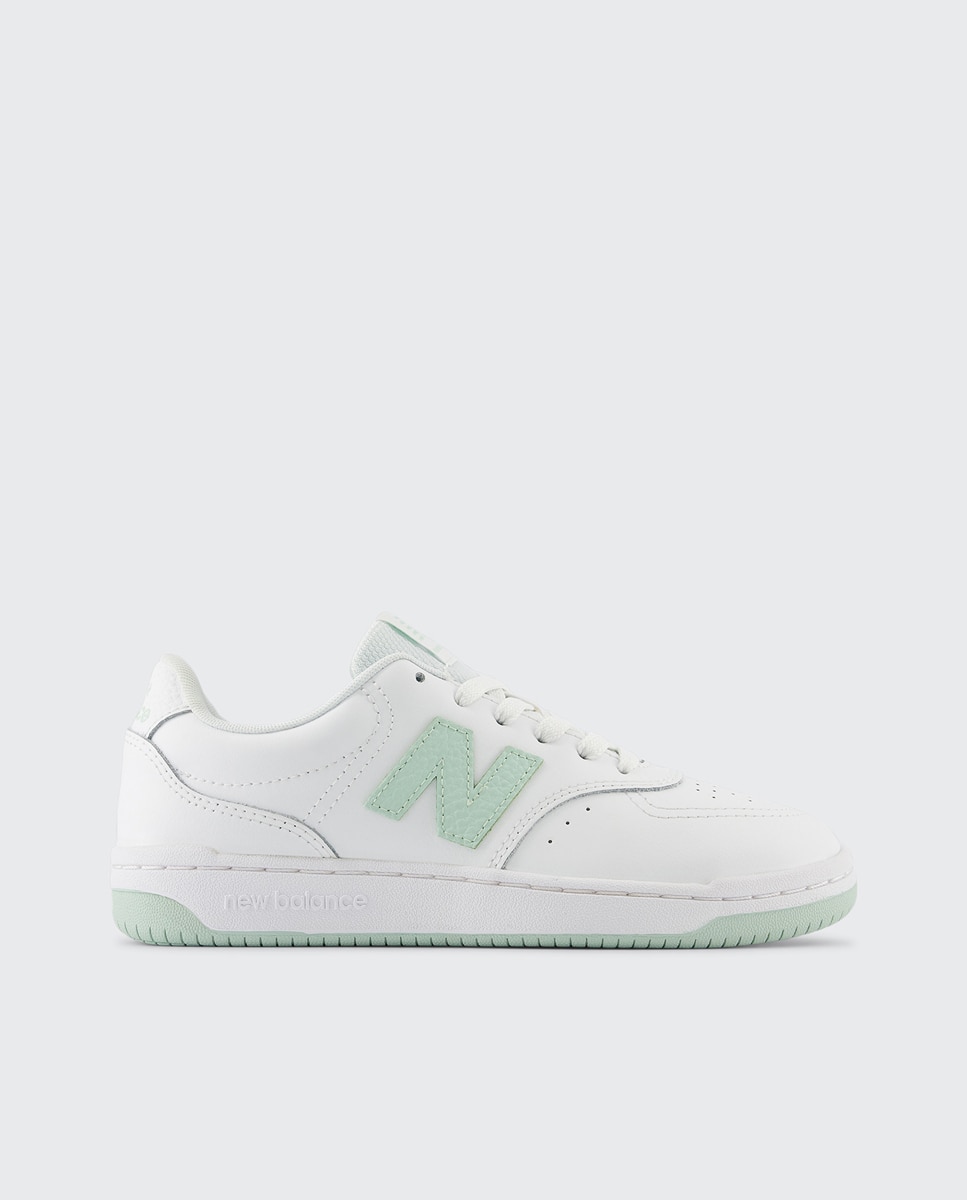 Sapatilhas Casual de Mulher BBW80MTG Branco / Verde-1