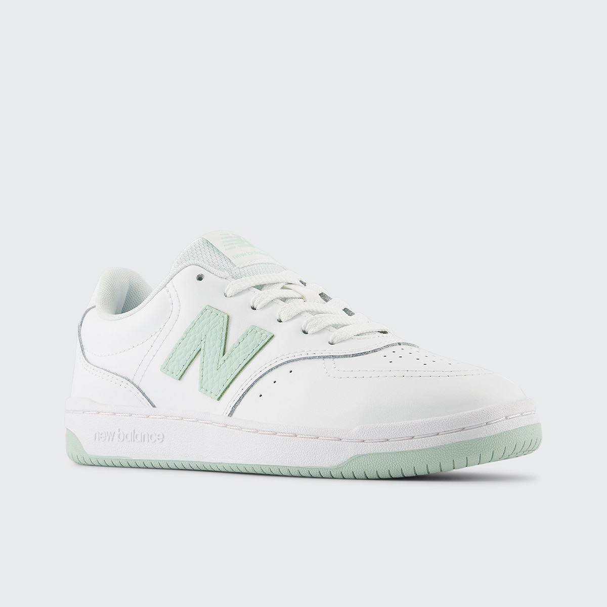 Sapatilhas Casual de Mulher BBW80MTG Branco / Verde-2