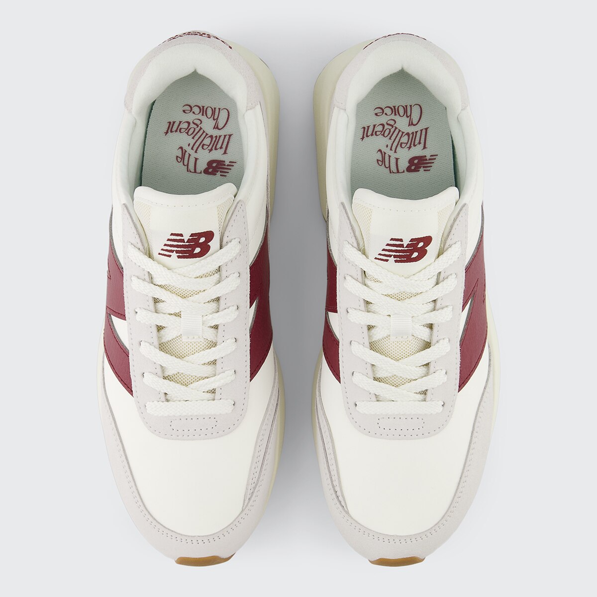 Sapatilhas Casual de Mulher U370CB Bordeaux-3