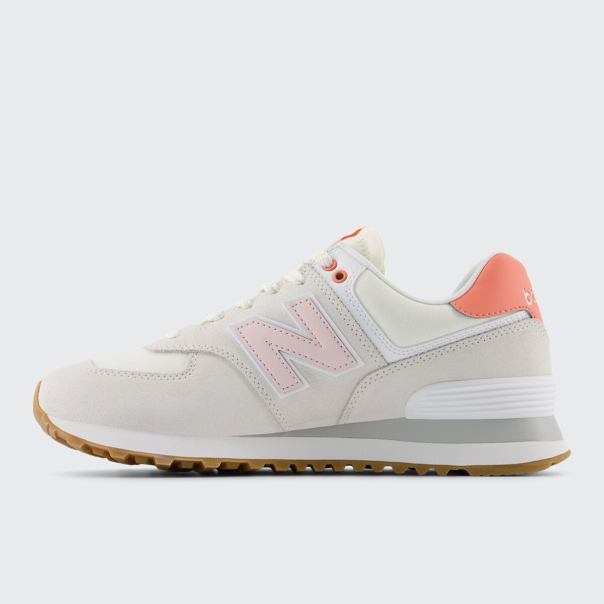 Sapatilhas Casual de Mulher WL574IPK Branco / Rosa-4