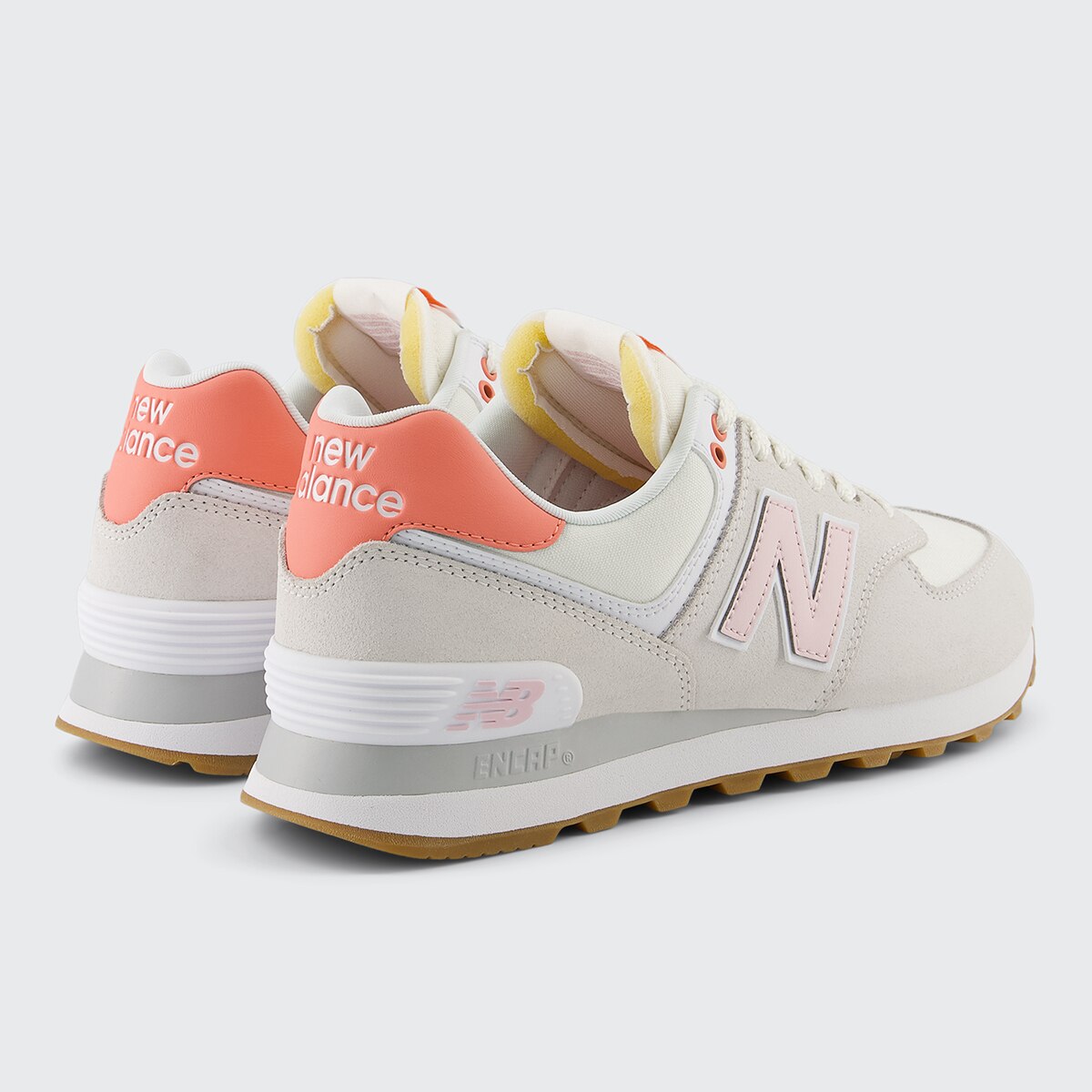 Sapatilhas Casual de Mulher WL574IPK Branco / Rosa-5