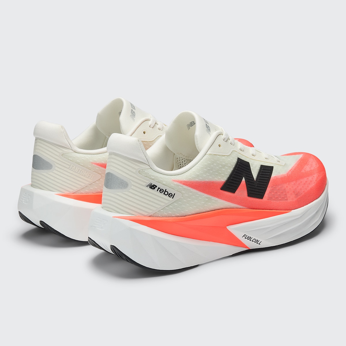 Sapatilhas de Running de Homem FuelCell Rebel v5 Branco / Laranja-5