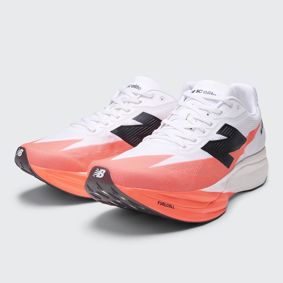 Sapatilhas de Running de Homem FuelCell SuperComp Elite v5 Branco / Laranja-4