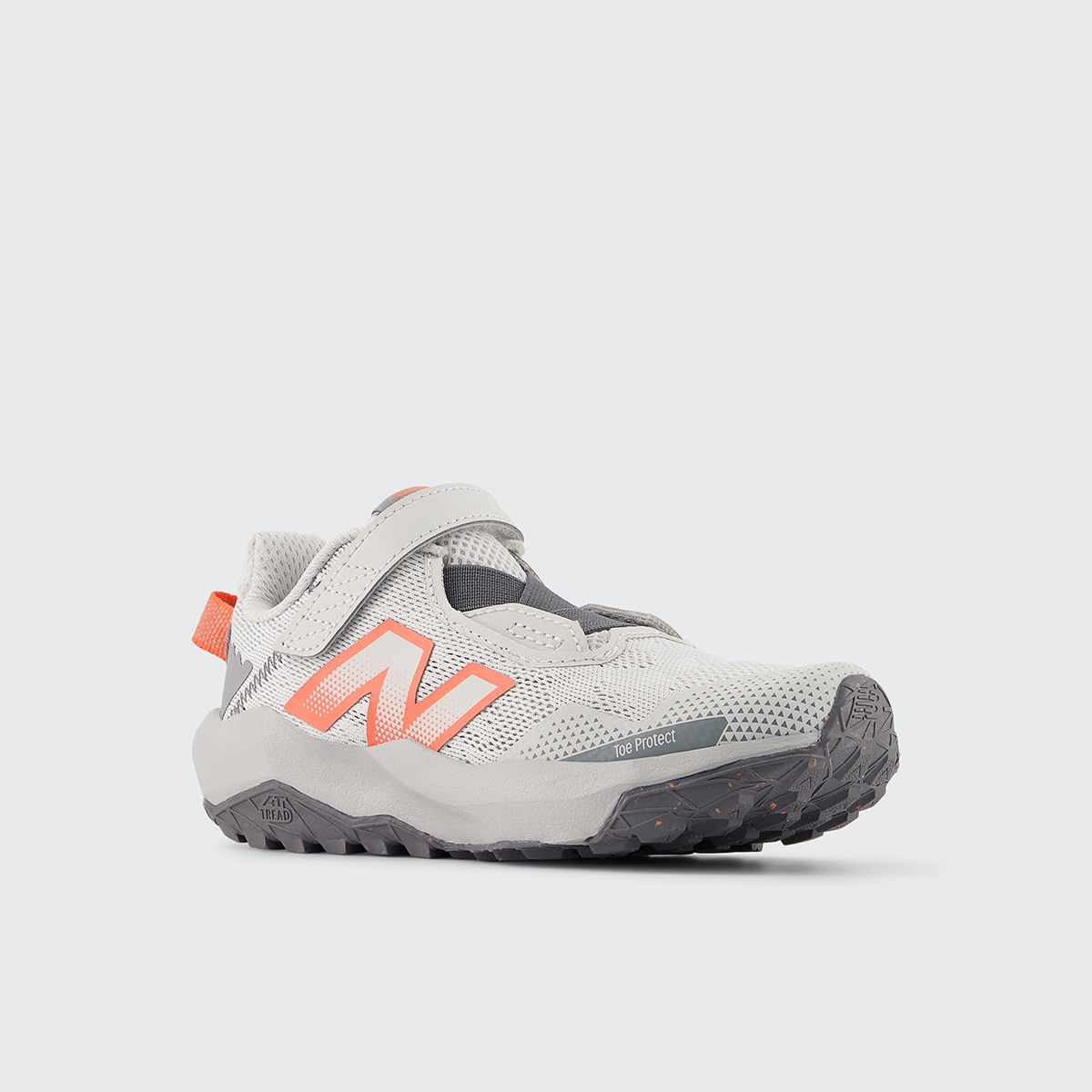 Sapatilhas Trail Running de Criança Dynasoft Nitrel v6 Bungee Lace with Top Strap Cinzento-2