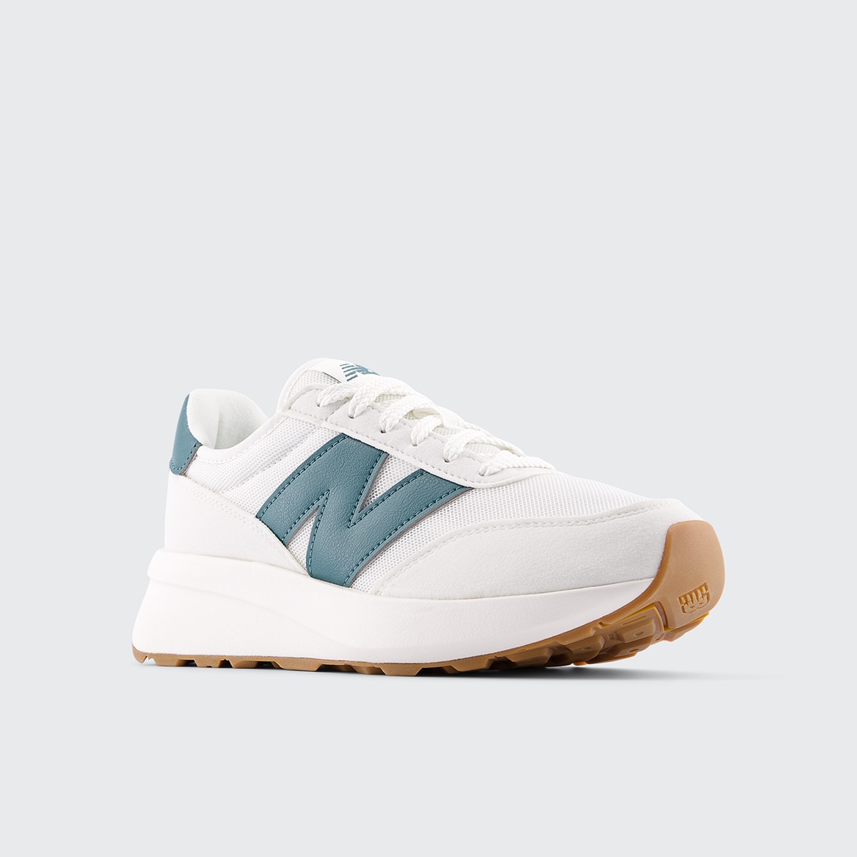 Sapatilhas Casual de Criança 370 Branco / Verde-2
