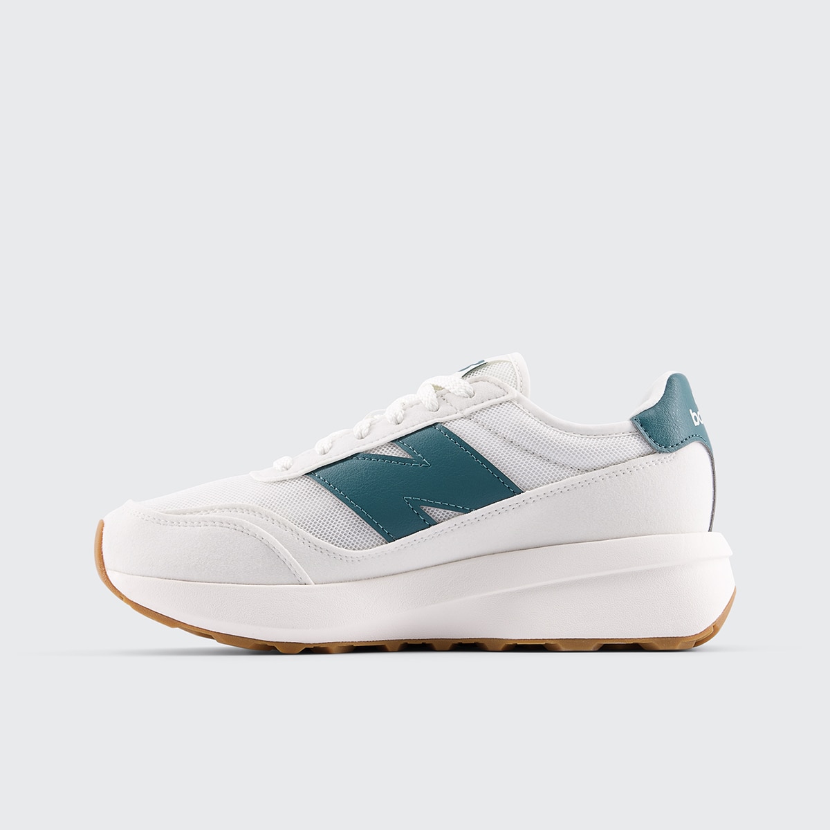 Sapatilhas Casual de Criança 370 Branco / Verde-4