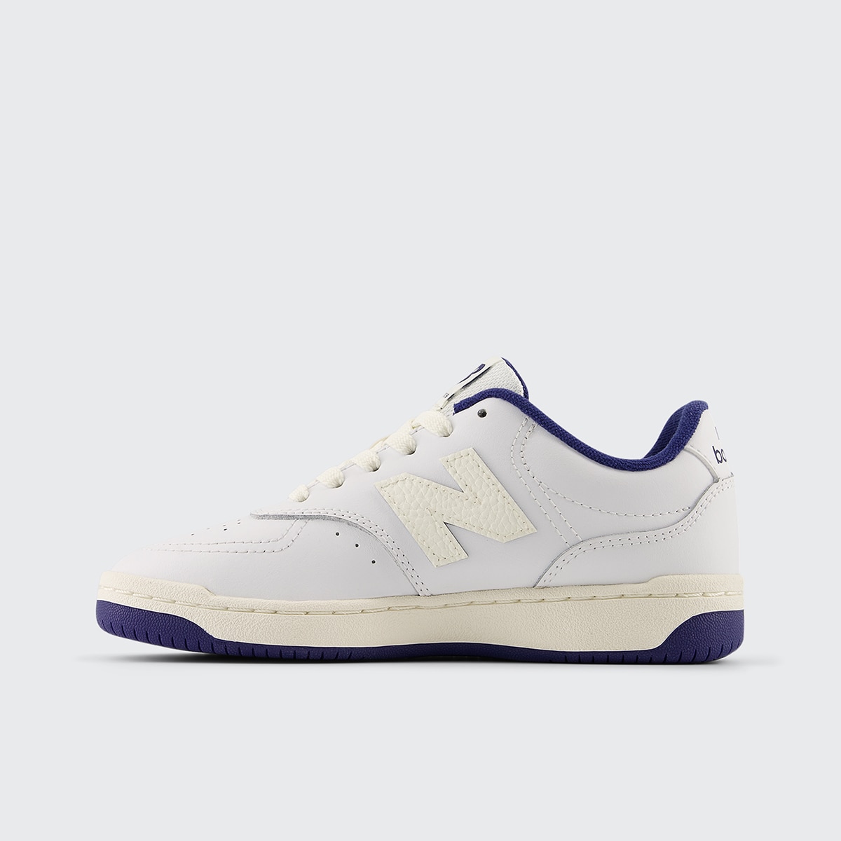 Sapatilhas Casual de Criança B80 Branco / Azul-marinho-4