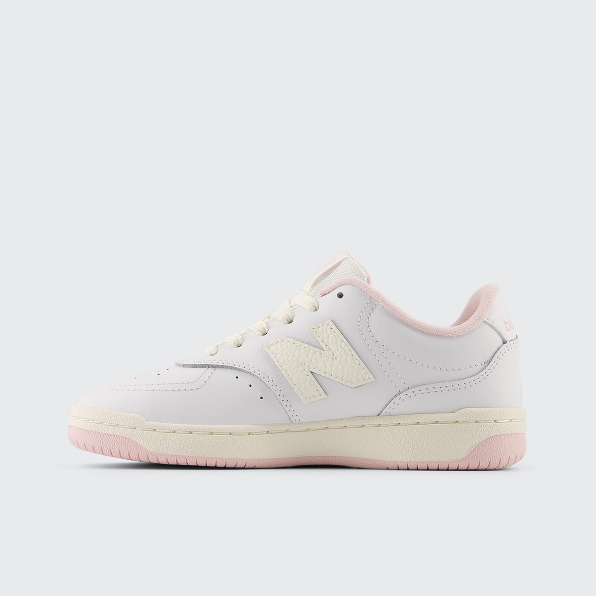 Sapatilhas Casual de Criança B80 Branco / Rosa-4