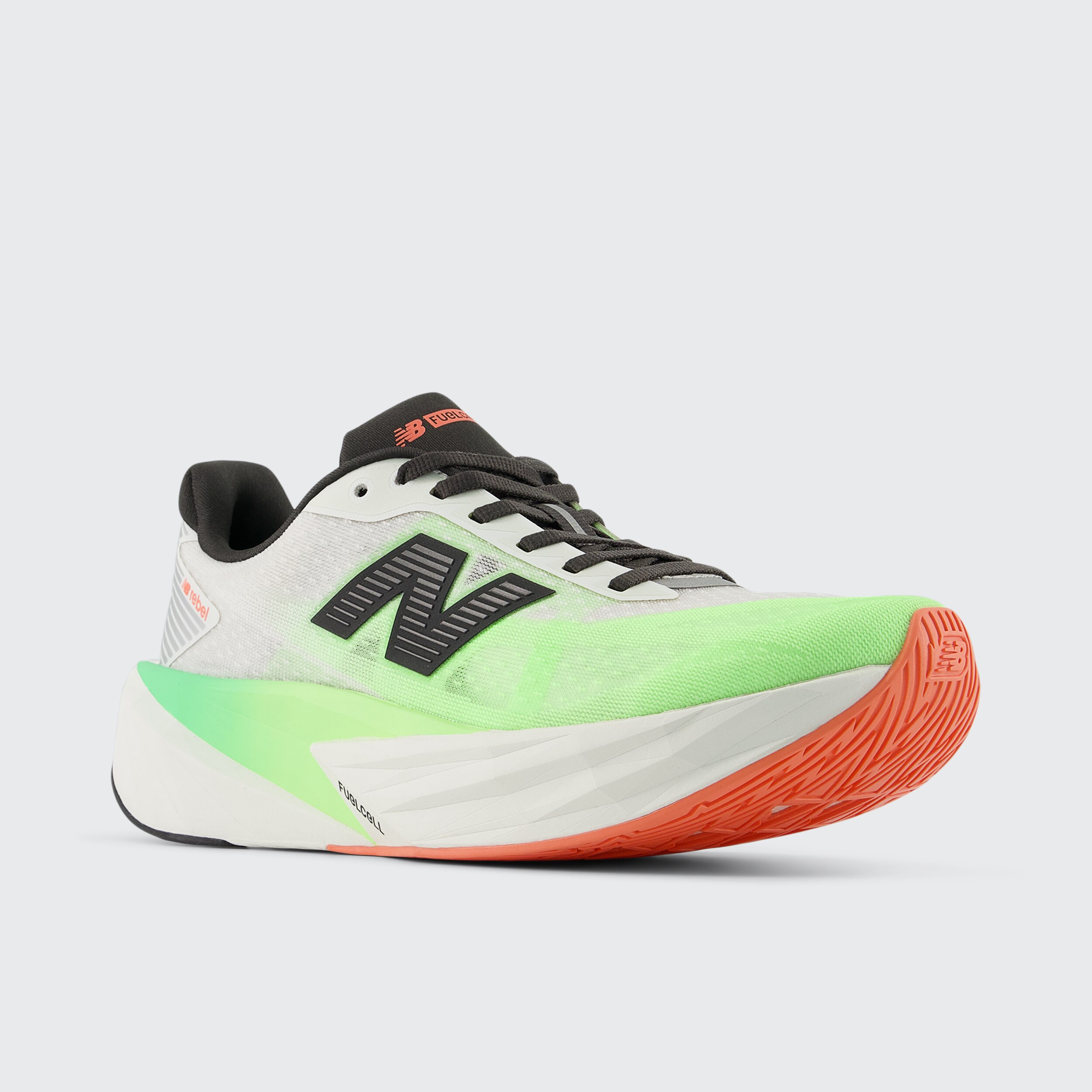 Sapatilhas de Running de Mulher FuelCell Rebel v5 Ekiden Branco / Verde-3