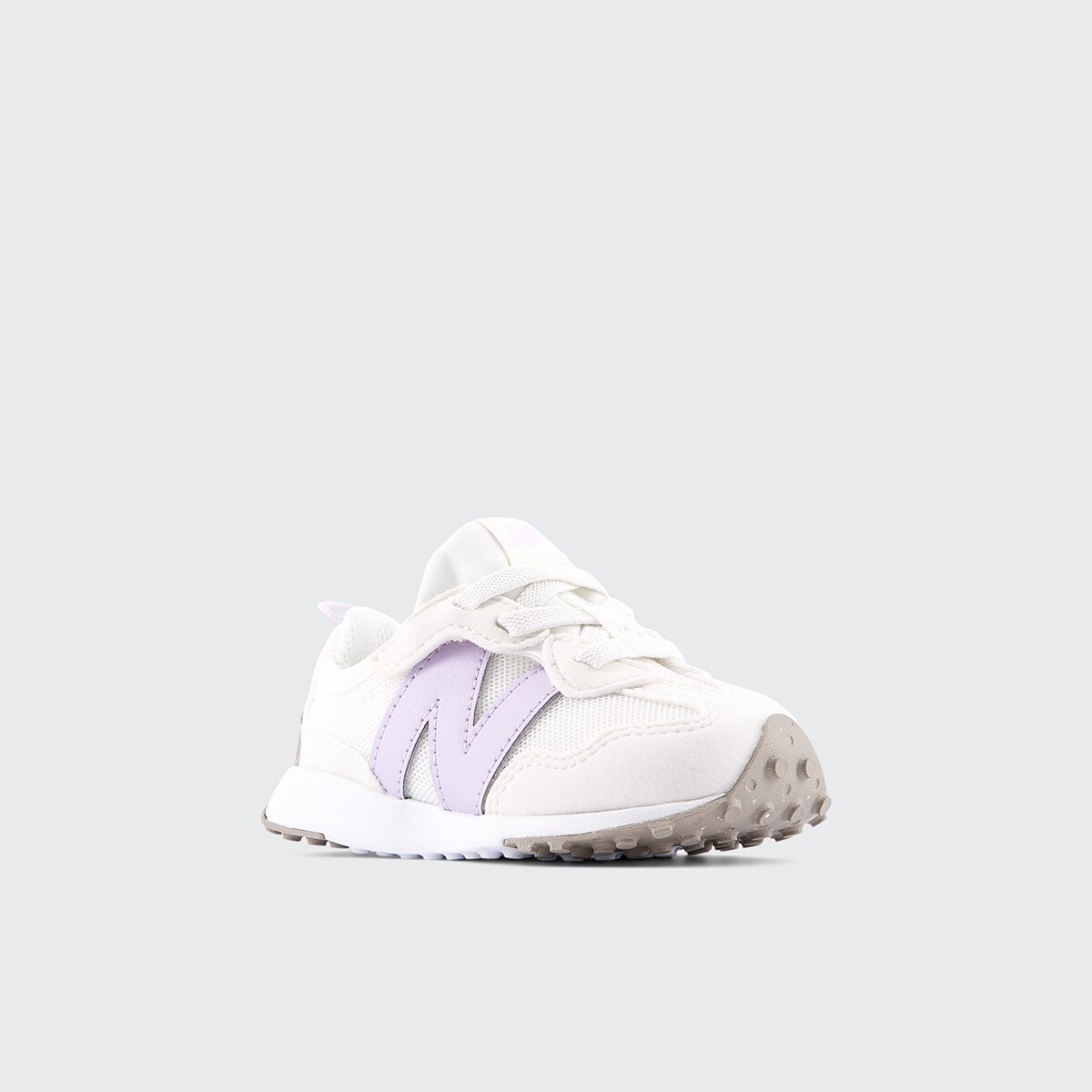 Sapatilhas Casual de Criança 327 NEW-B Hook & Loop Branco/Roxo-2
