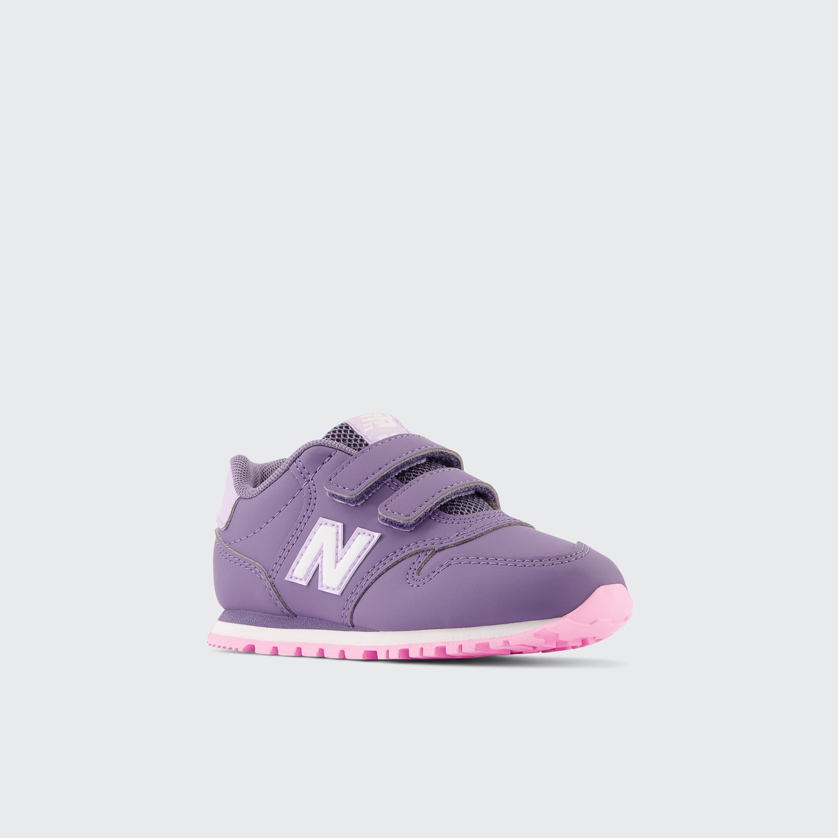 Sapatilhas Casual de Criança 500 Hook & Loop Roxo-2