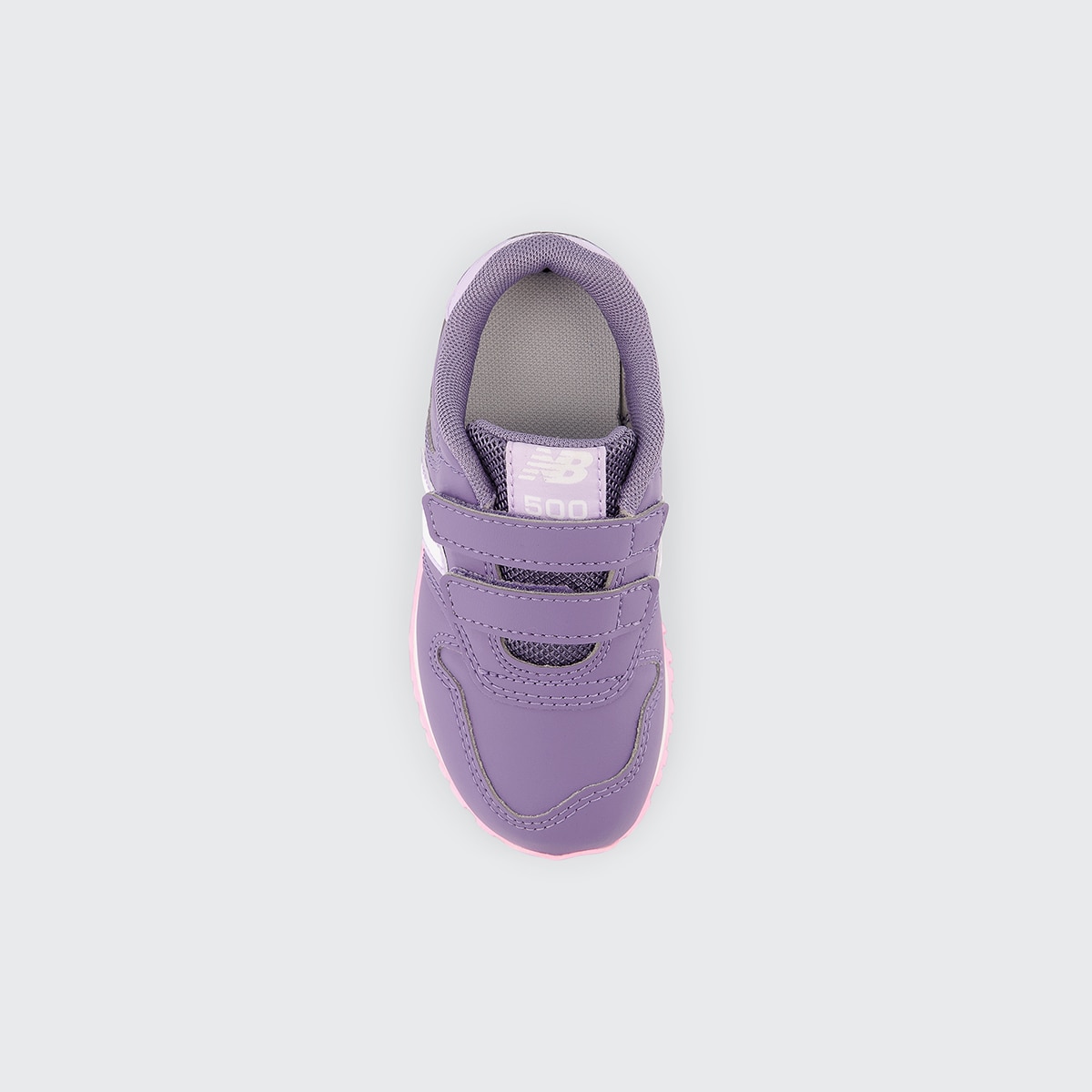 Sapatilhas Casual de Criança 500 Hook & Loop Roxo-3
