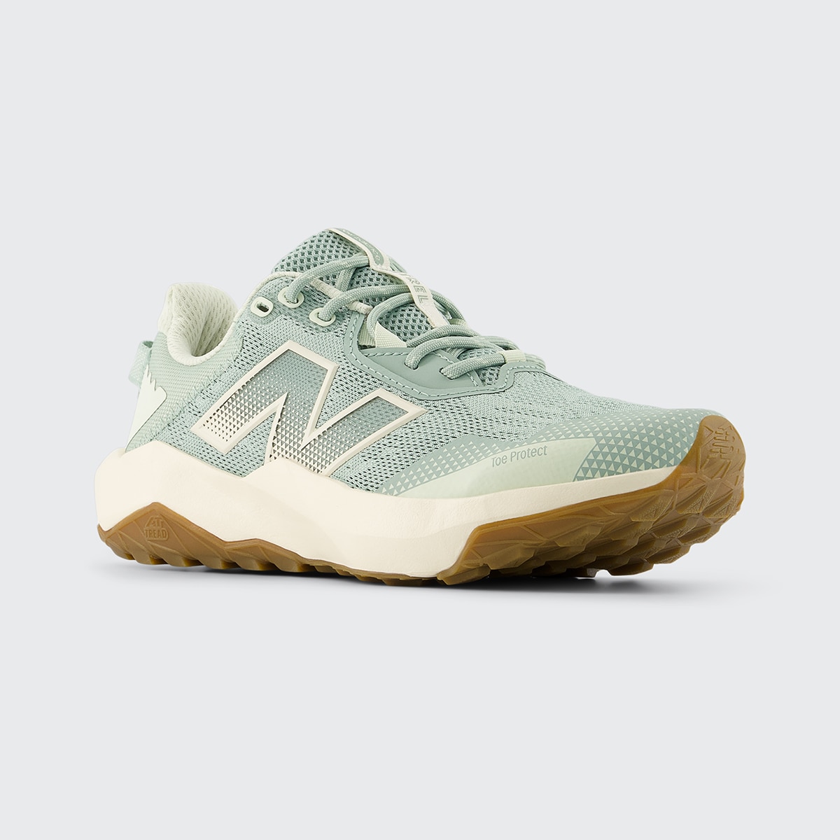 Sapatilhas de Trail Running de Mulher Dynasoft Nitrel v6 Verde-acinzentado-2