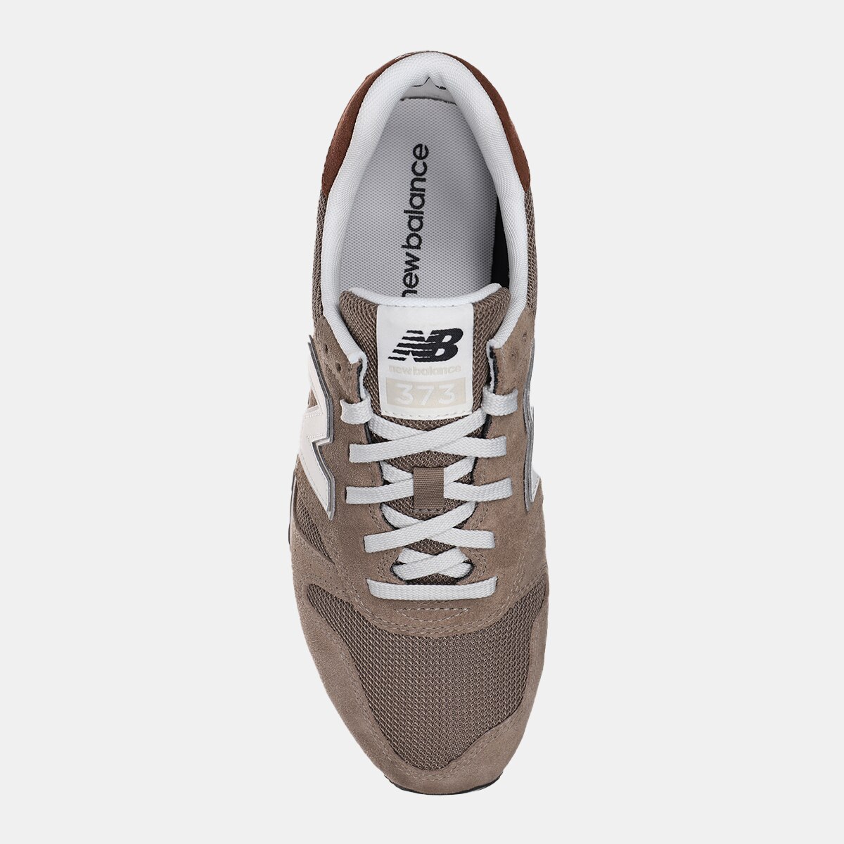 Sapatilhas Casual de Homem 373 v2 Castanho-claro-3