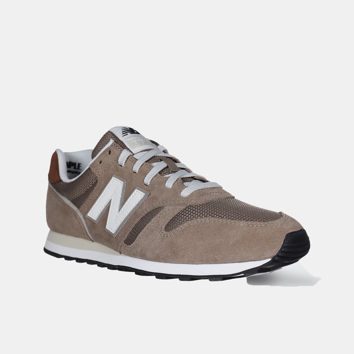Sapatilhas Casual de Homem 373 v2 Castanho-claro-4