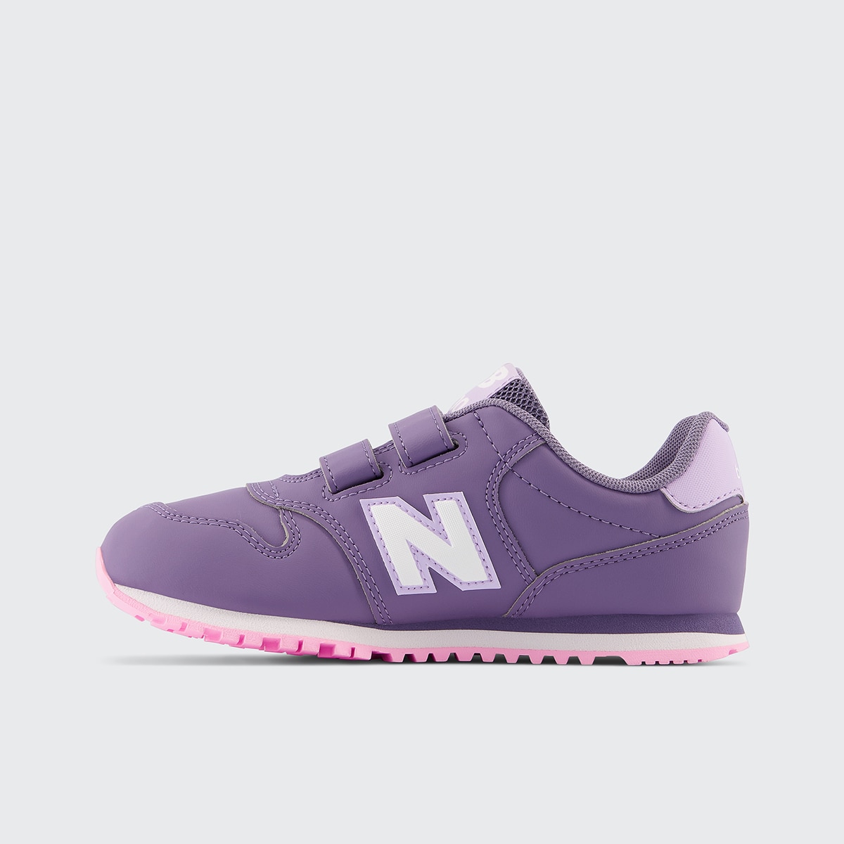 Sapatilhas Casual de Criança 500 Hook & Loop Roxo-4