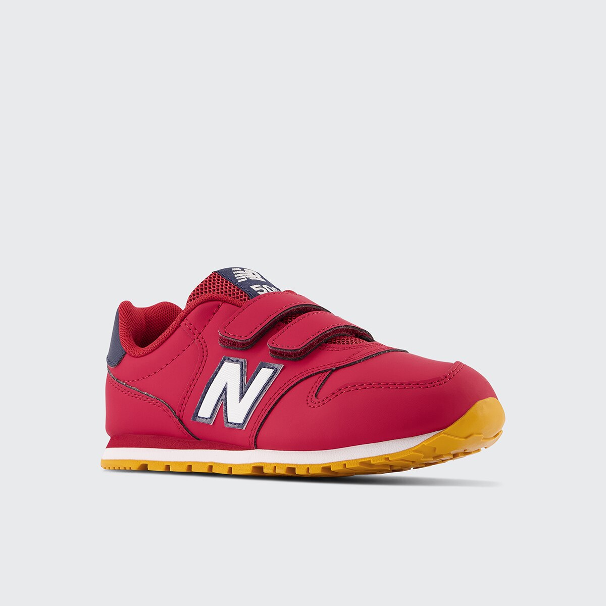 Sapatilhas Casual de Criança 500 Hook & Loop Vermelho-2