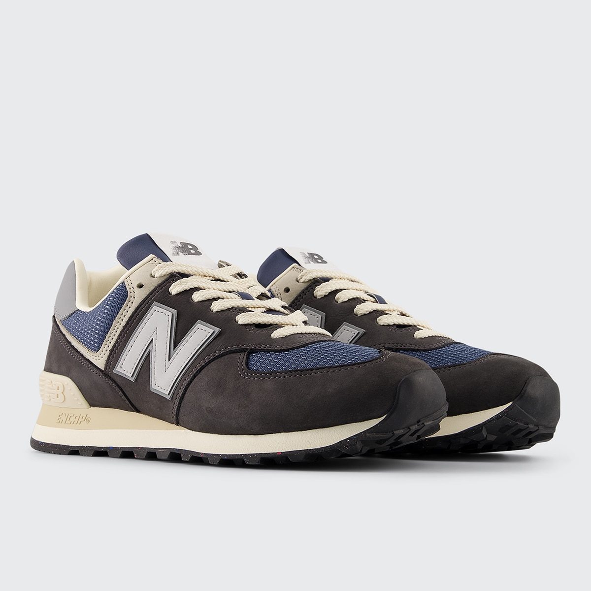 Sapatilhas Casual de Homem 574 Cinzento-escuro / Azul-2