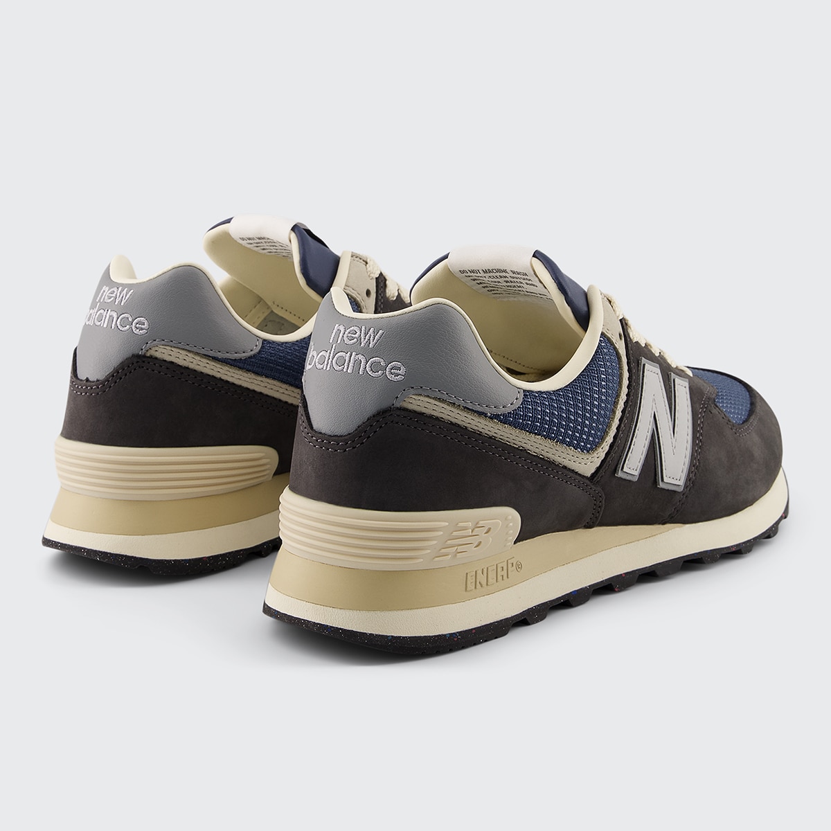 Sapatilhas Casual de Homem 574 Cinzento-escuro / Azul-5