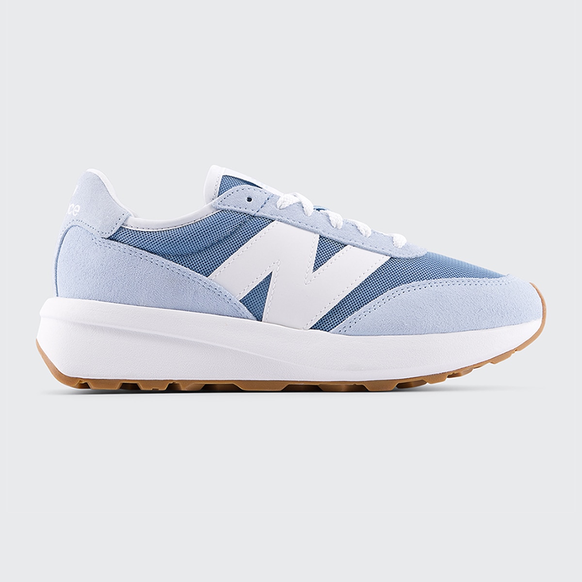 Sapatilhas Casual de Mulher 370 Azul-claro-1