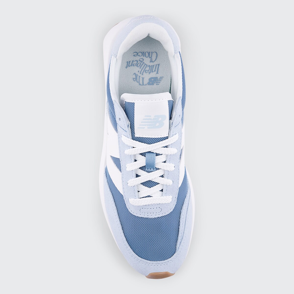 Sapatilhas Casual de Mulher 370 Azul-claro-3
