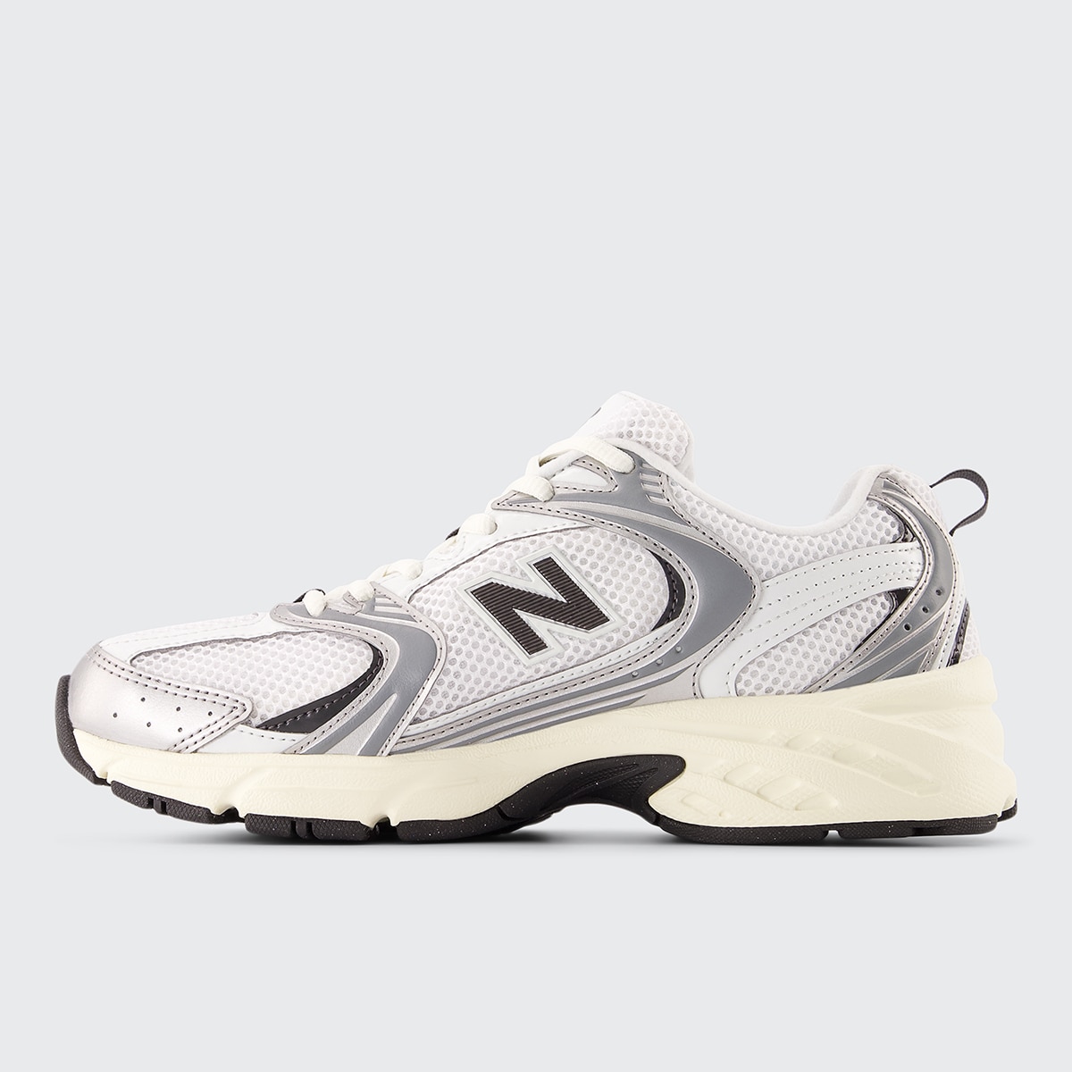 Sapatilhas Casual de Mulher 530 Branco/Prateado-4