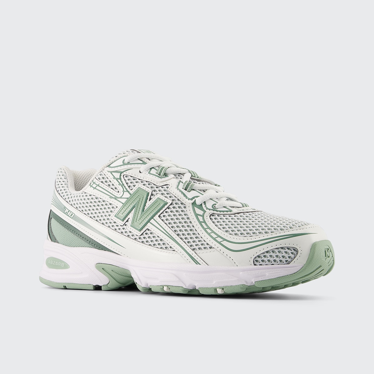 Sapatilhas Casual de Mulher 740 Branco / Verde-2