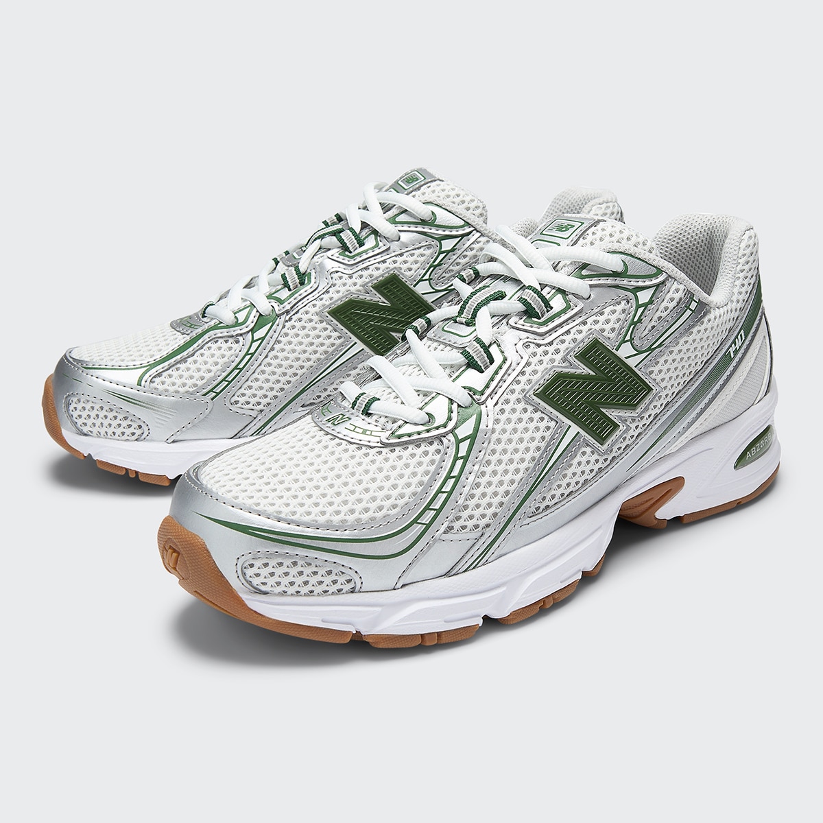 Sapatilhas Casual de Mulher 740 Branco/Prateado-2