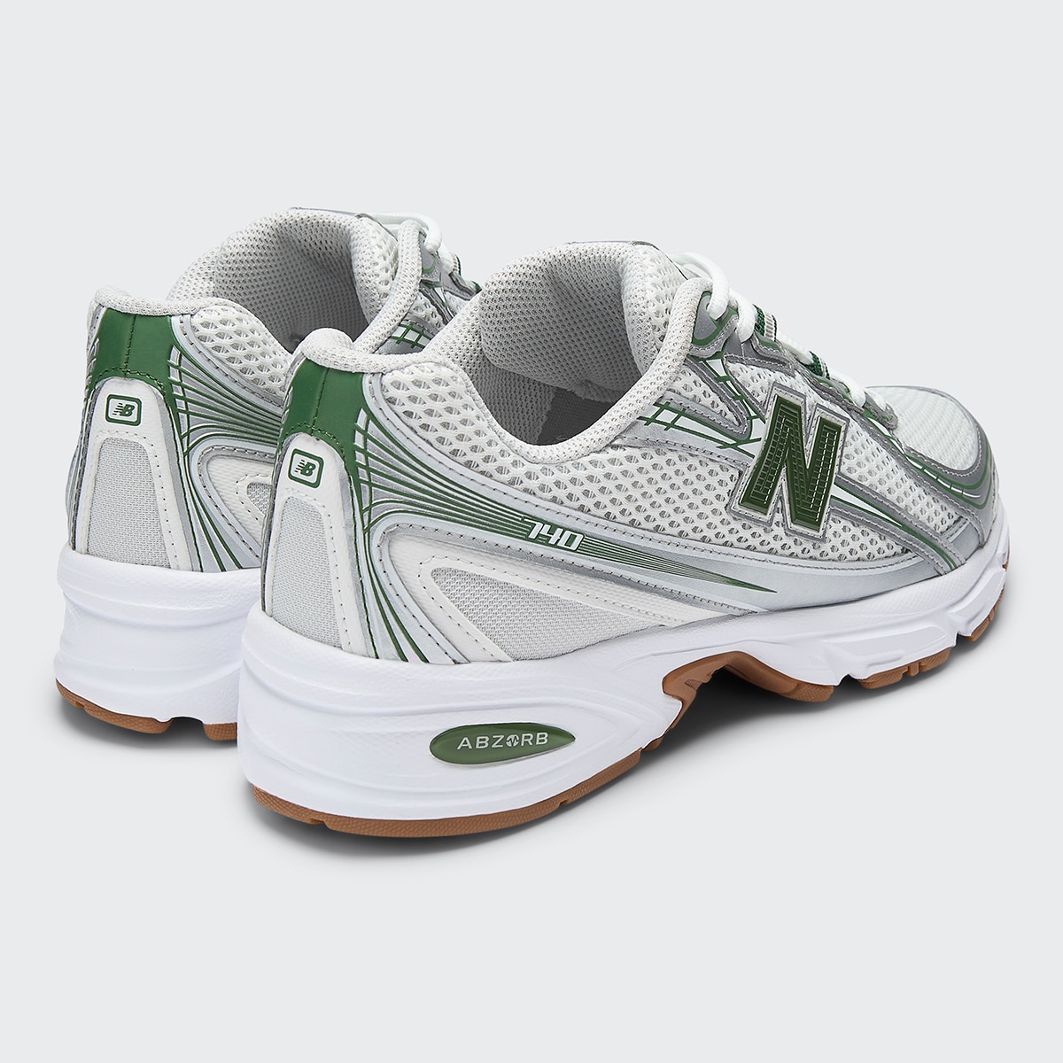 Sapatilhas Casual de Mulher 740 Branco/Prateado-5