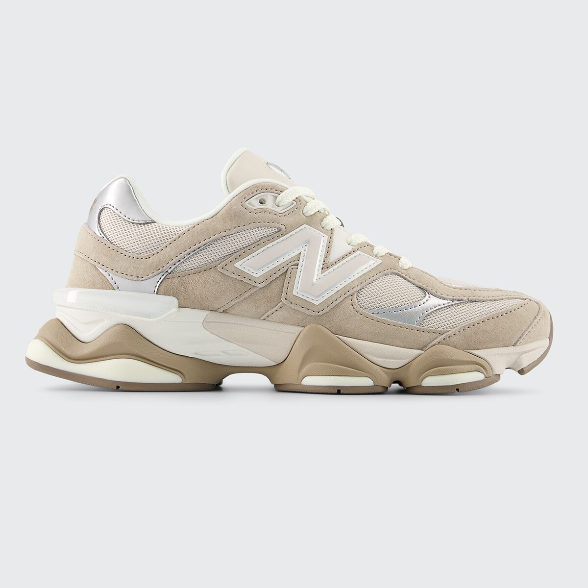 Sapatilhas Casual de Mulher 9060 Bege-1