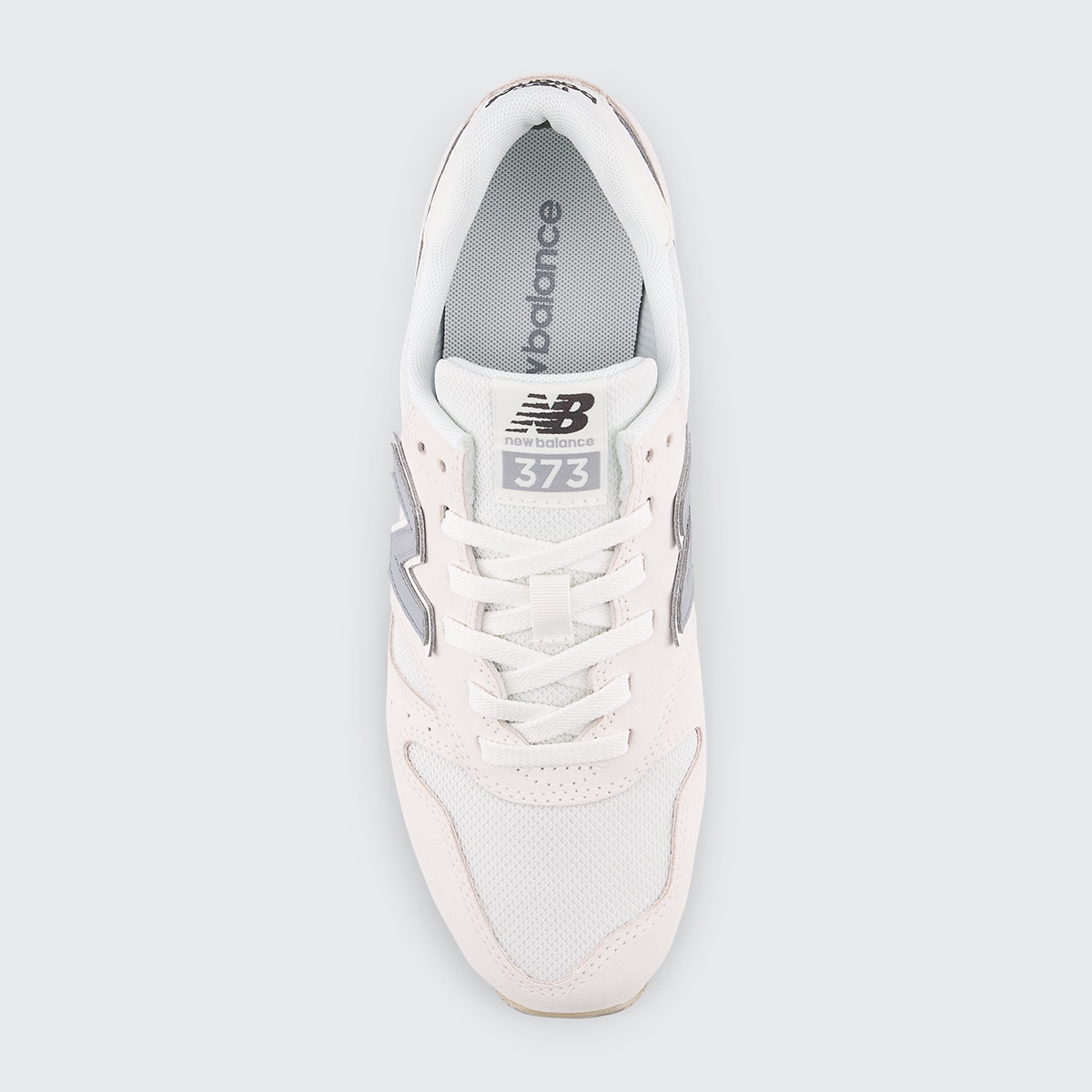 Sapatilhas Casual de Mulher 373 v2 Branco-marfim-4