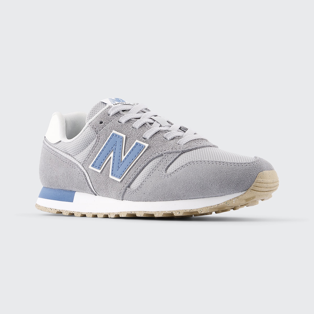 Sapatilhas Casual de Mulher 373 v2 Cinzento / Azul-2