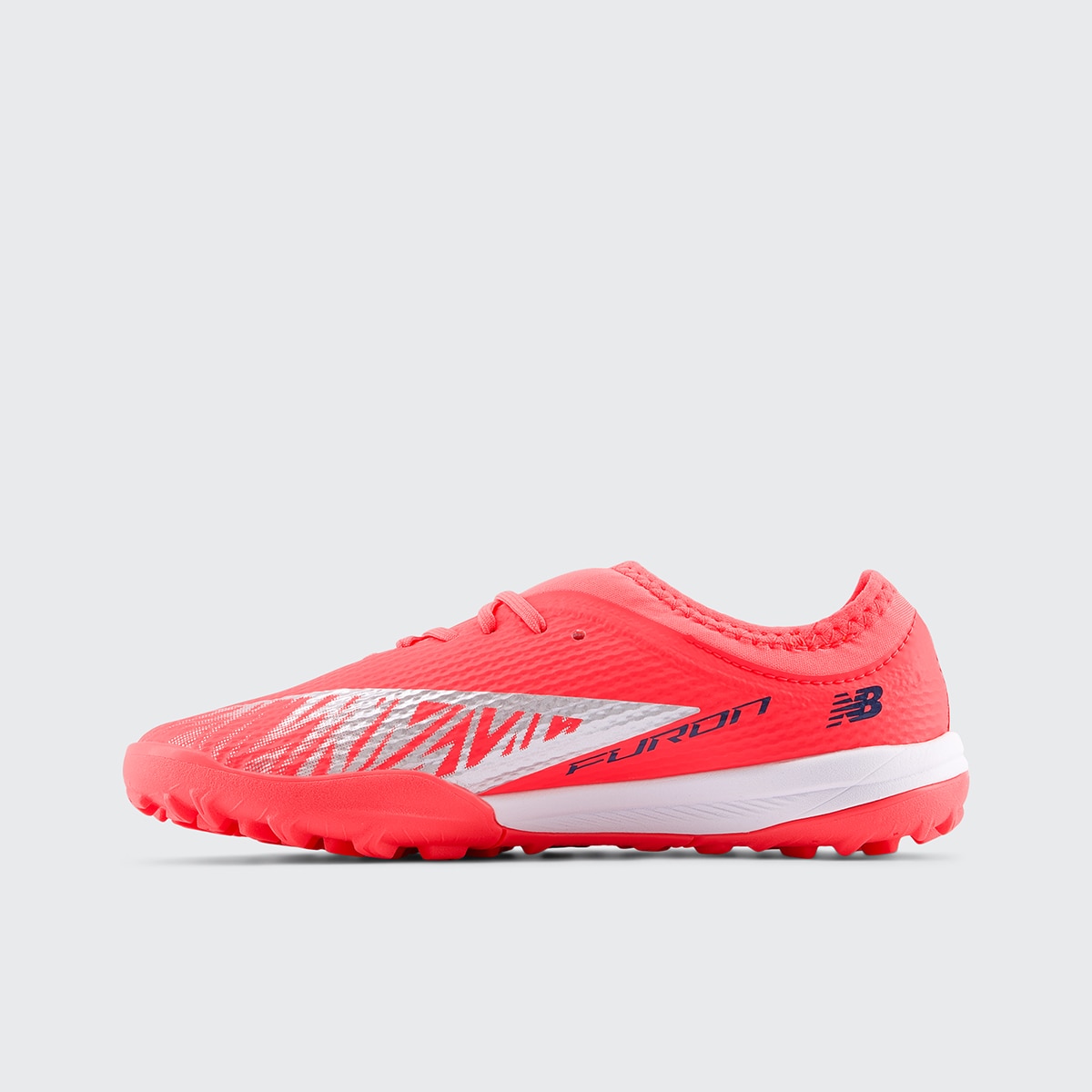 Chuteiras de Futebol de Menino Furon Team TF V8 Vermelho / Cinzento-4