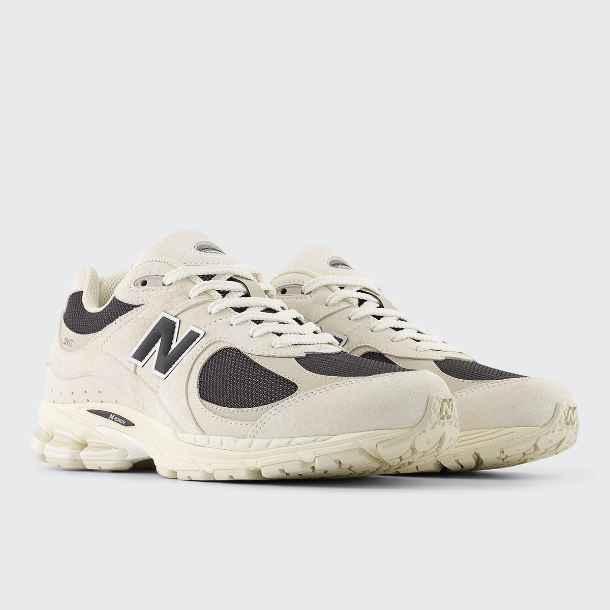 Sapatilhas Casual Unissexo 2002R Branco / Preto-2