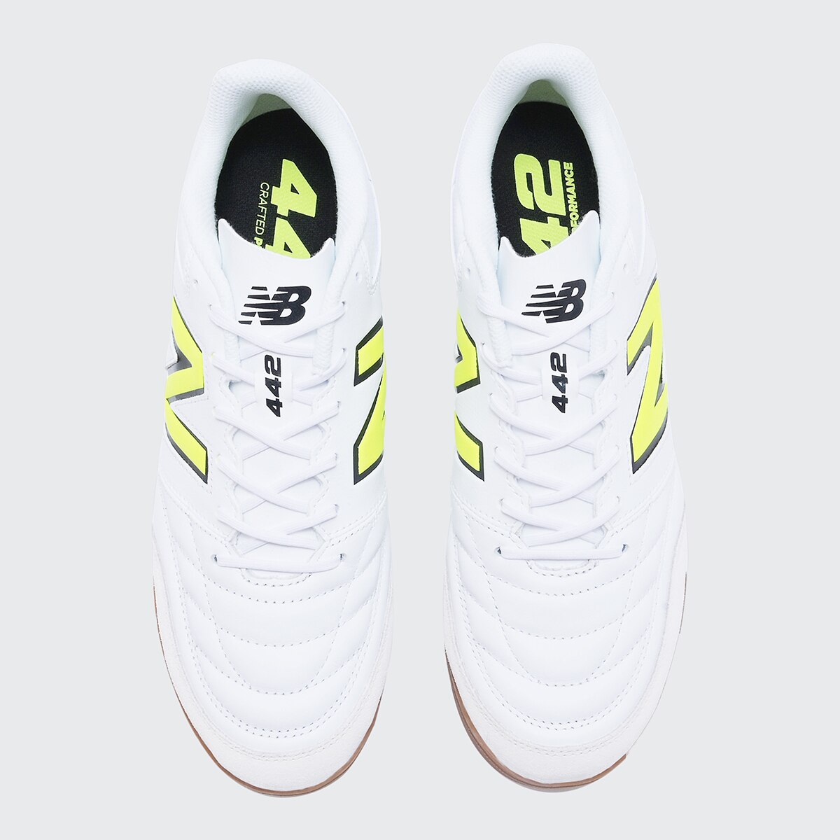 Chuteiras de Futebol de Homem 442 V2 Team IN Branco/Amarelo-3