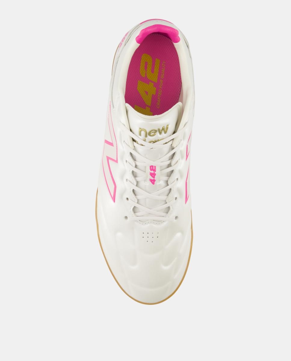 Chuteiras de Futebol de Homem 442 v3 Elite IN New Balance Branco / Rosa-3
