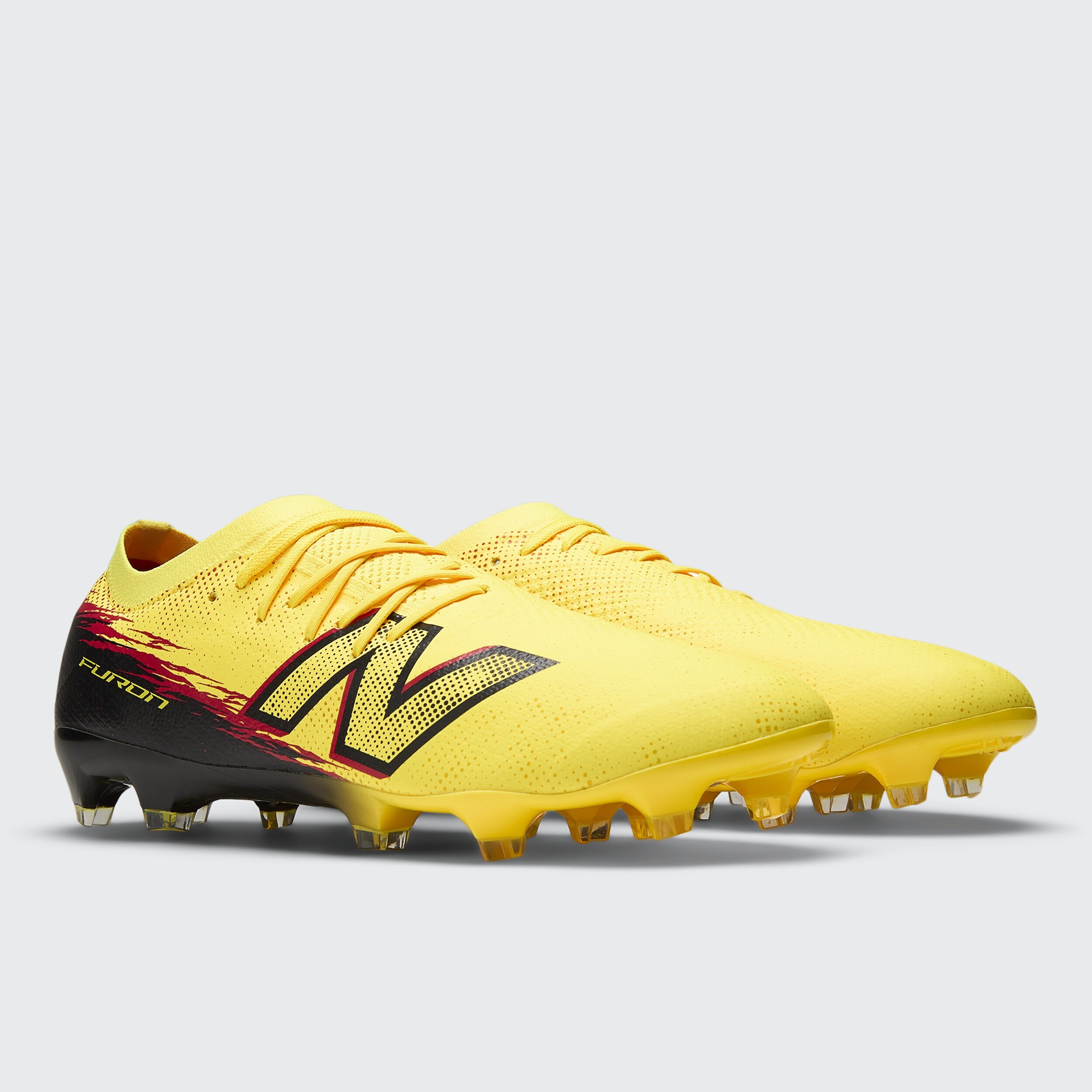 Chuteiras de Futebol de Homem Furon v8 Pro FG New Balance Amarelo / Preto-4