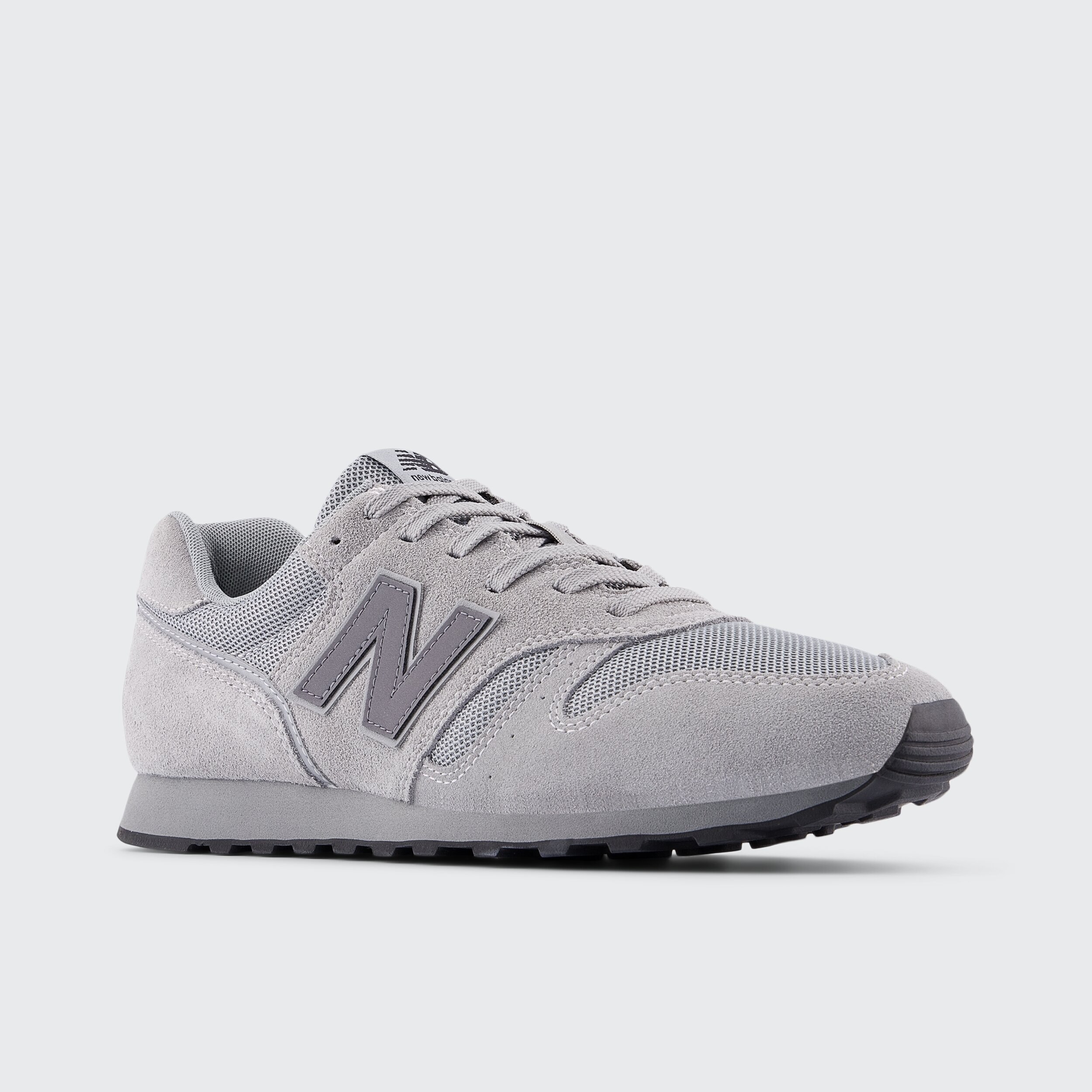 Sapatilhas Casual de Homem 373 v2 Cinzento-4