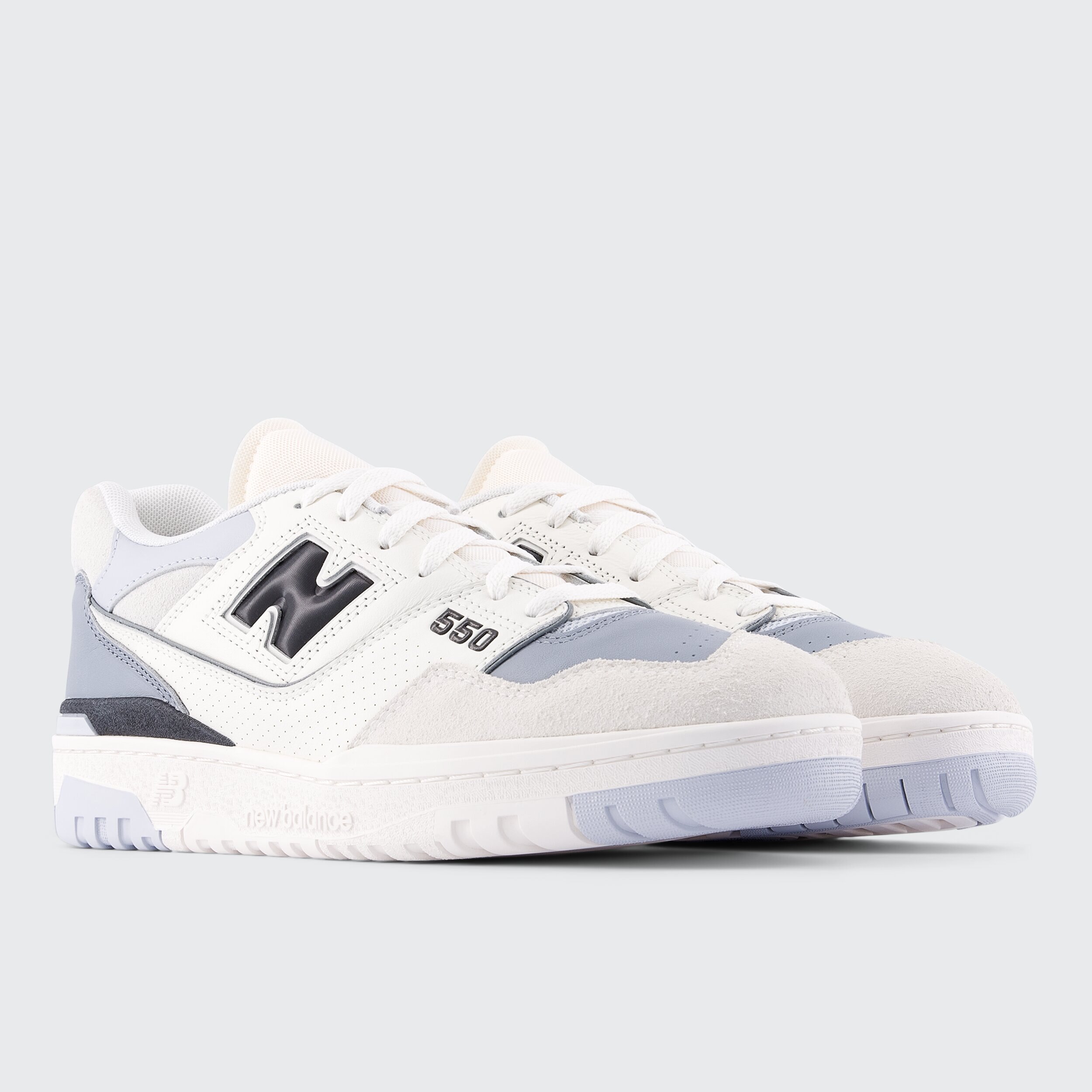 Sapatilhas Casual de Homem 550 Branco / Azul-4