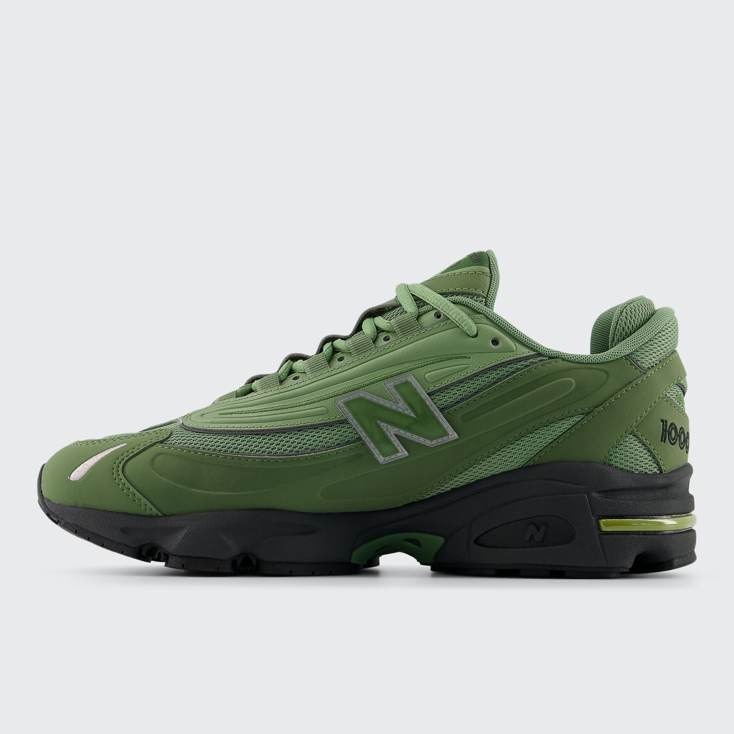 Sapatilhas Casual de Homem 1000 Verde Azeitona-2