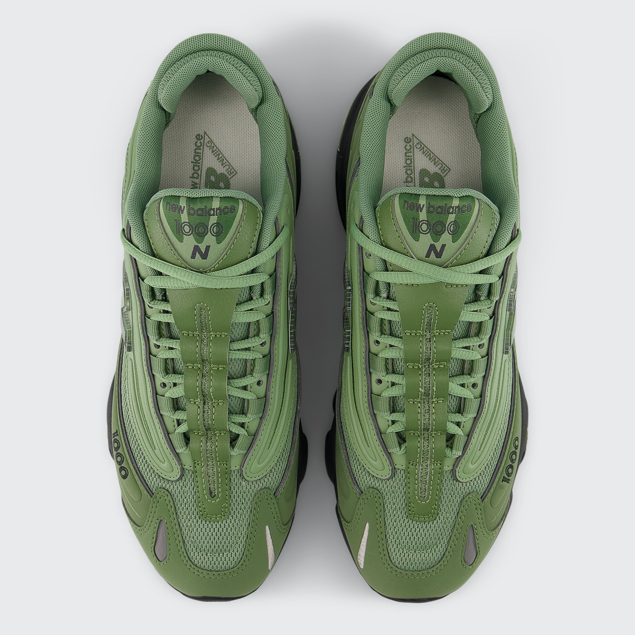 Sapatilhas Casual de Homem 1000 Verde Azeitona-3