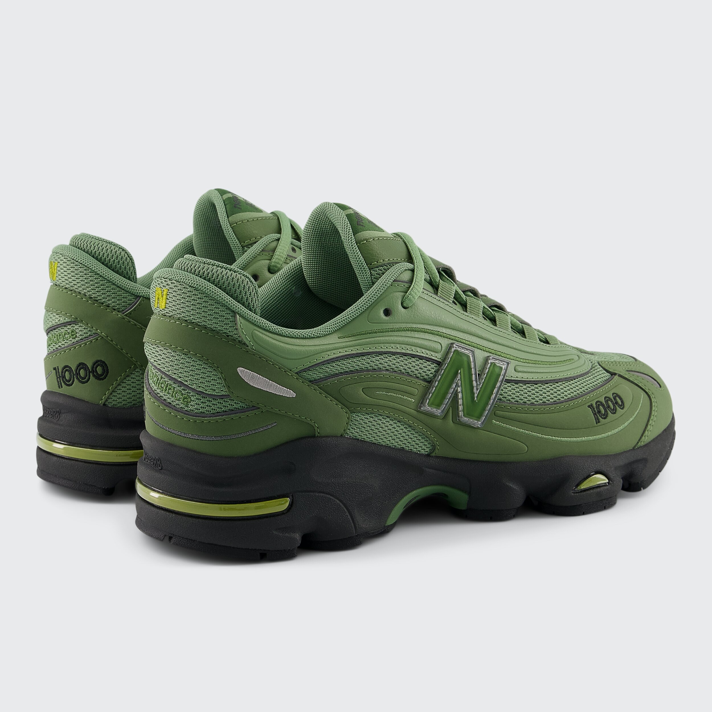 Sapatilhas Casual de Homem 1000 Verde Azeitona-7