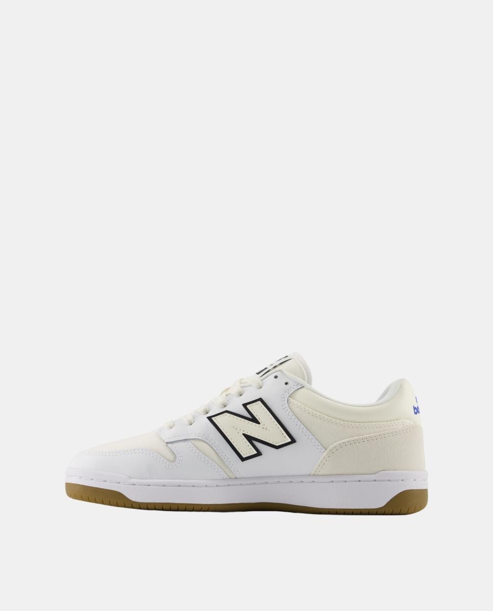 Sapatilhas Casual Unisex 480 New Balance Branco / Preto-4