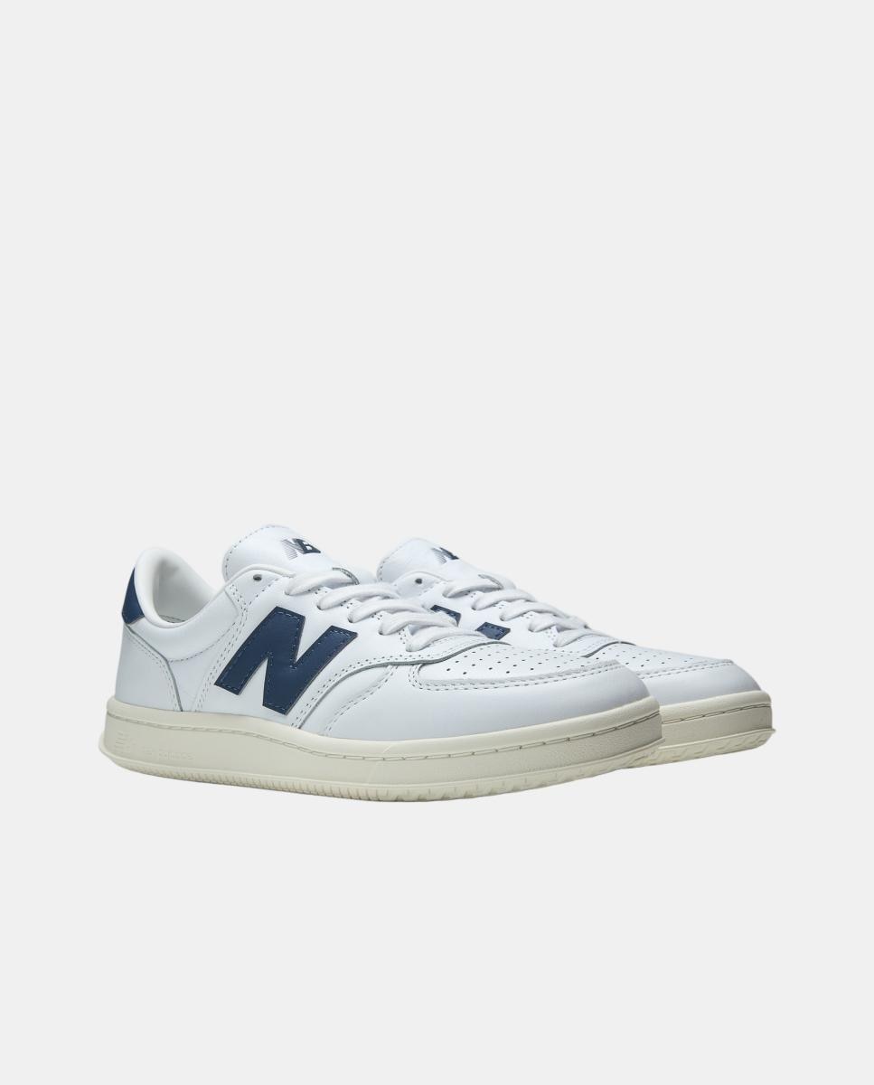 Sapatilhas Casual Unissexo T500 Branco / Azul-4