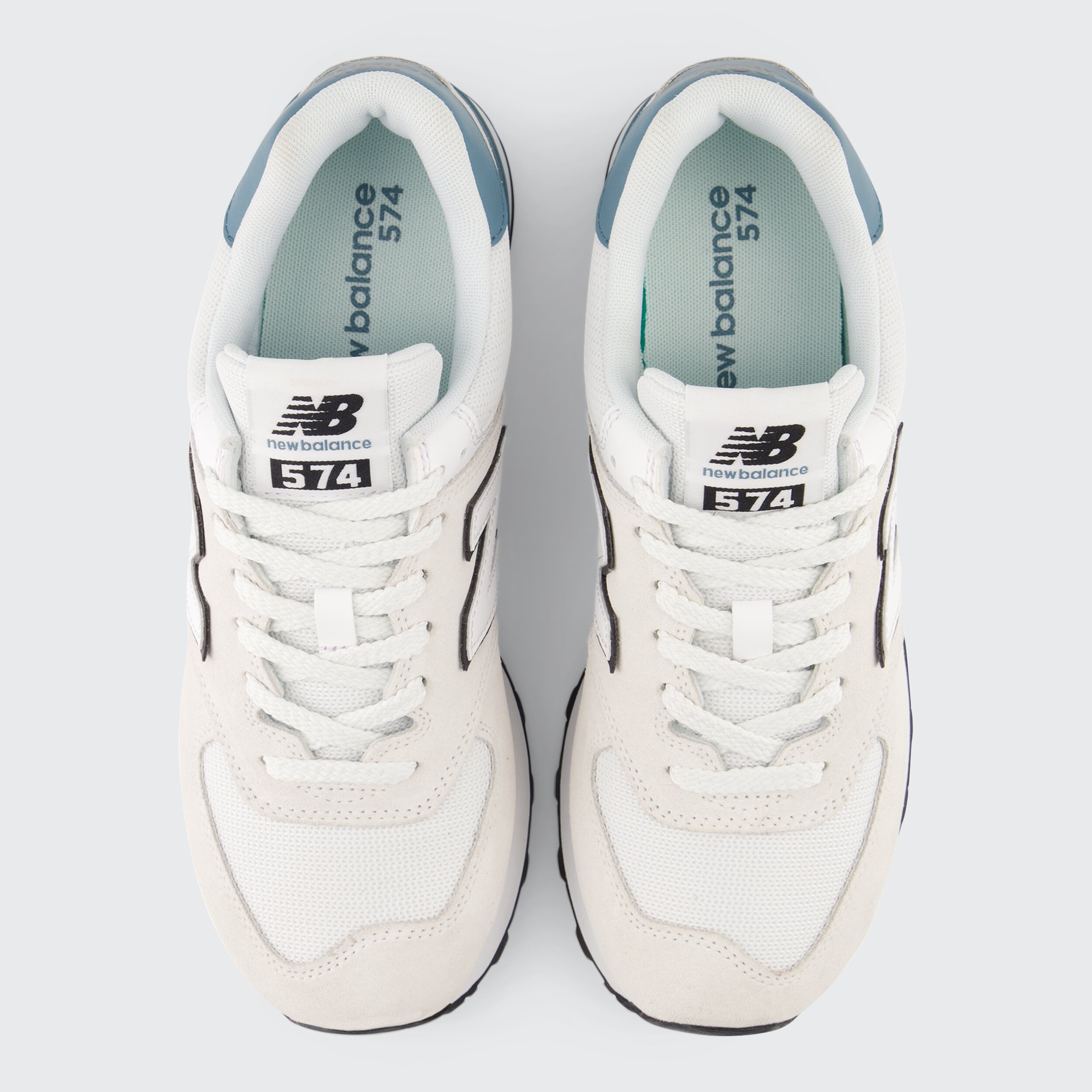 Sapatilhas Casual Unissexo 574 Cinzento / Branco-3