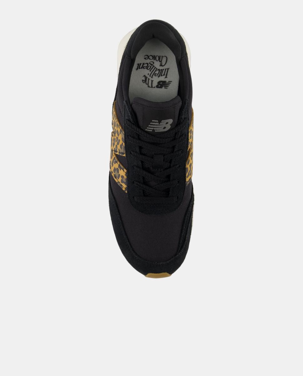 Sapatilhas Casual de mulher 370 New Balance Preto / Castanho-3