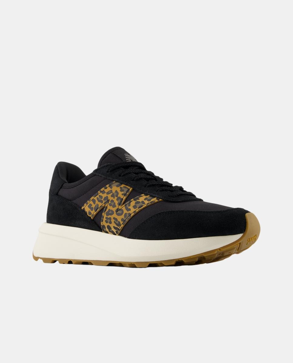 Sapatilhas Casual de mulher 370 New Balance Preto / Castanho-4