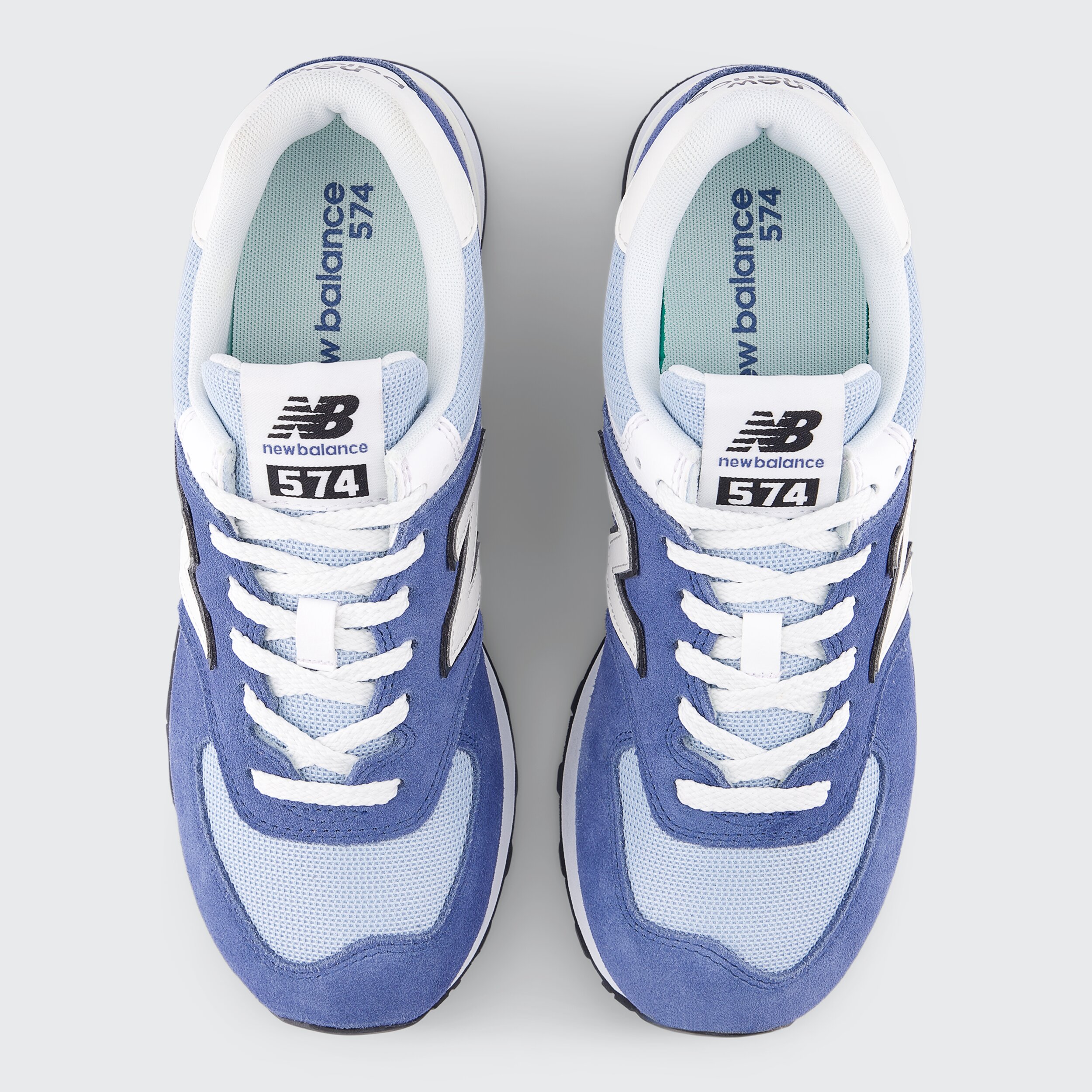Sapatilhas Casual de Mulher 574 Azul / Cinzento-3